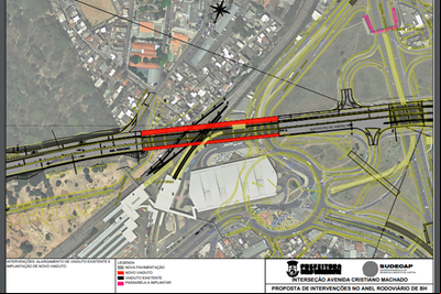 Obras nos viadutos do Anel Rodoviário